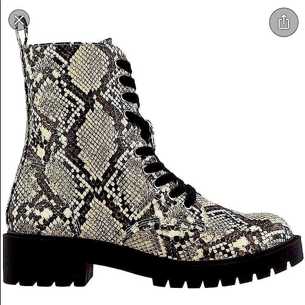 Steve Madden Guided Snake Combat Booties! - Picture 1 of 16